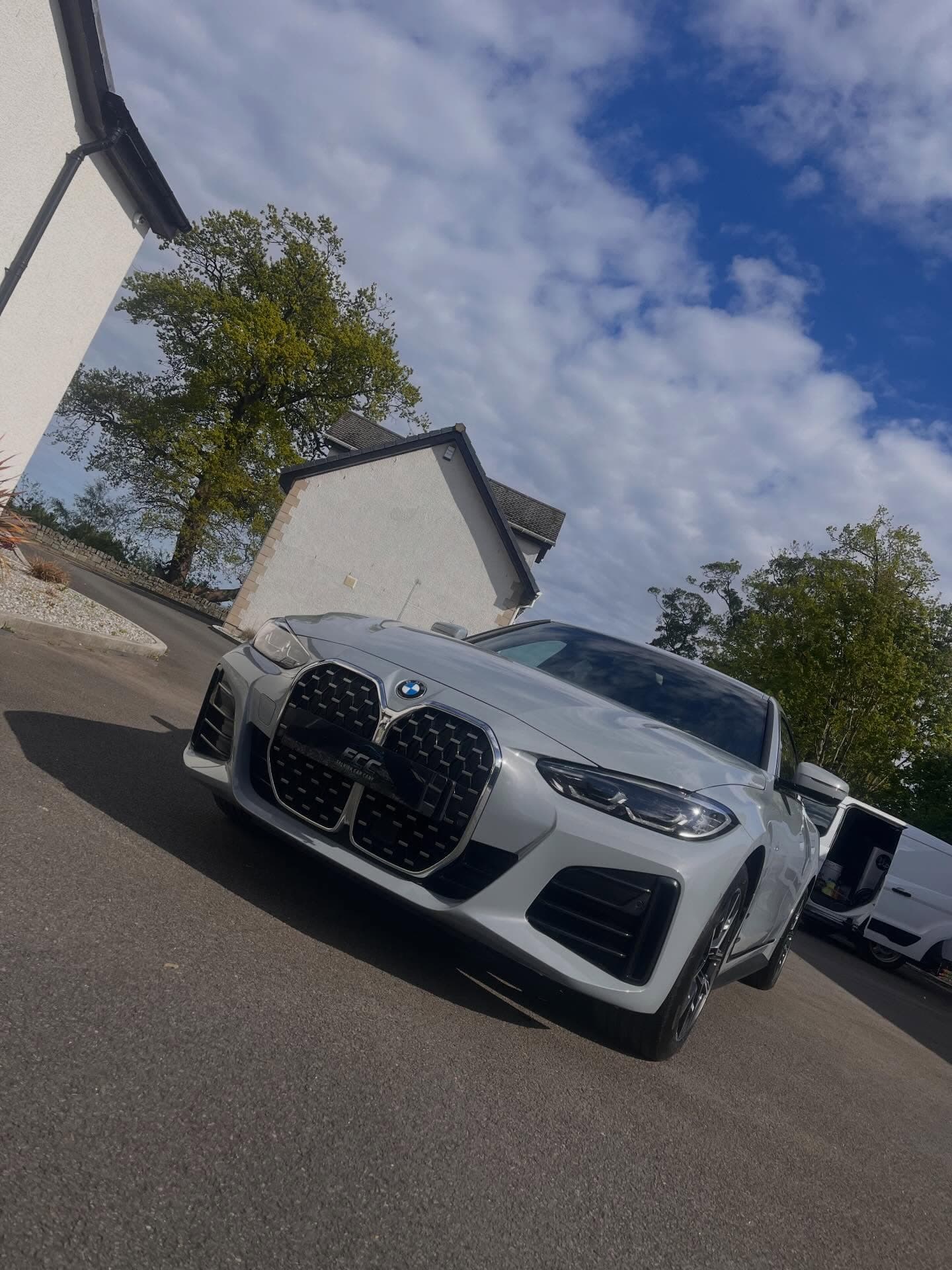 Mobile detailing service at customer location