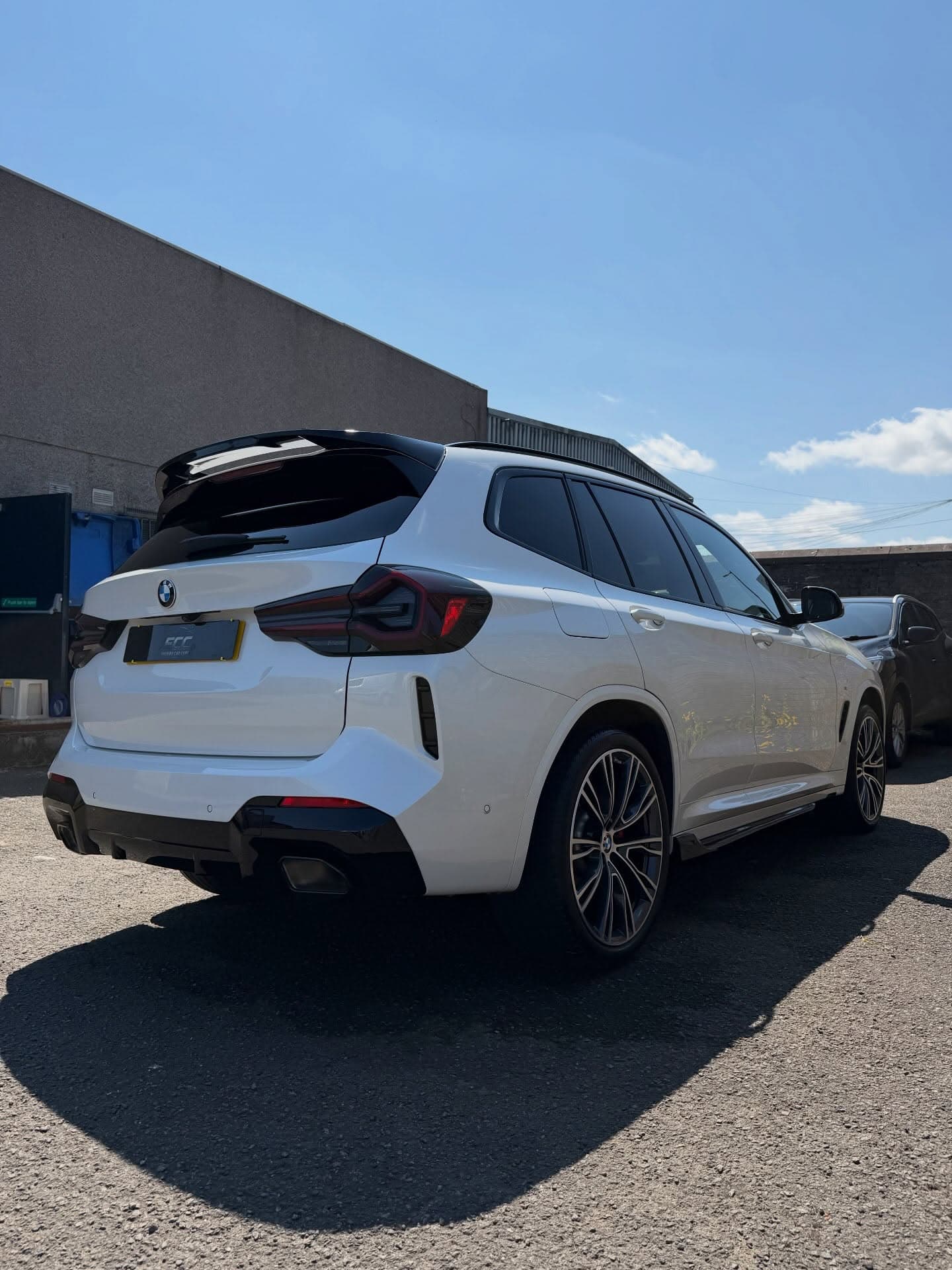 Detailed vehicle exterior finish